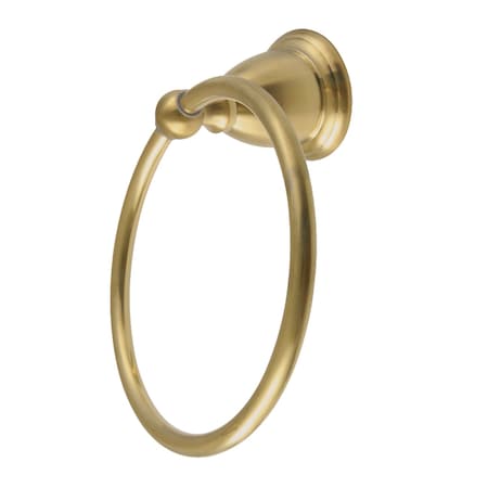 Kingston Brass 6Inch Towel Ring, Brushed Brass BA1754BB